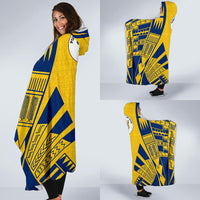 Niue Hooded Blanket - Polynesian Tattoo Flag - Polynesian Pride