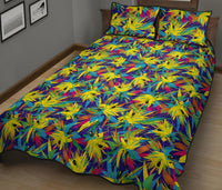 Tropical Pattern Mix Quilt Bed Set - Polynesian Pride