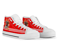 American Samoa High Top Shoes - Nu'uuli Manulele Tausala - Polynesian Pride