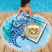 Hawaii Beach Blanket - Turtle Under The Sea Style - Polynesian Pride