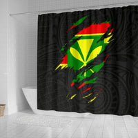 Hawaii Shower Curtain - Wrap Style - Polynesian Pride