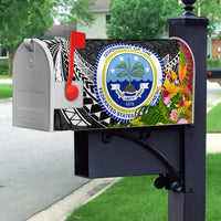 Federated States of Micronesia Mailbox Cover - Tropical Flowers Style - Polynesian Pride