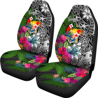 Tonga Car Seat Covers - Turtle Plumeria Banana Leaf - Polynesian Pride