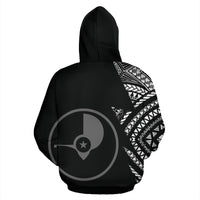 Yap Pattern All Over Zip up Hoodie FSM - Polynesian Pride