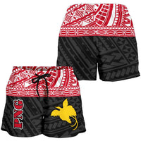 Papua New Guinea Women's Shorts - Polynesian Design - Polynesian Pride