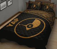 Yap Quilt Bed Set - Yap Flag Curve Version - Polynesian Pride