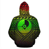 Yap All Over Hoodie Lift up Reggae - Polynesian Pride