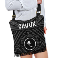 Chuuk Boho Handbag - Chuuk Seal With Polynesian Tattoo Style ( Black) - Polynesian Pride