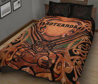 Quilt Bed Set Nz Maori Warriors Whakairo - Polynesian Pride