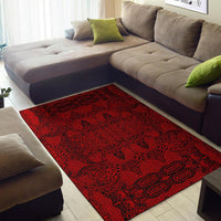Polynesian Red Area Rug - Polynesian Pride