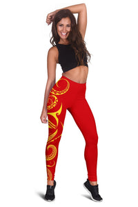 Hawaiian Mauna Kea Polynesian Leggings - Felicity Style - Polynesian Pride