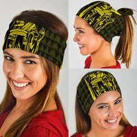 Hawaii King Kanaka Kakau Bandana 3 - Pack - Yellow - Polynesian Pride