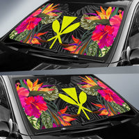 Hawaii Auto Sun Shades - Hibiscus Pattern - Polynesian Pride