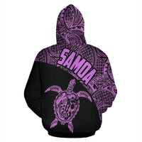 Samoa Hoodie Samoa Turtle Mermaid Polynesian Tattoo Purple - Polynesian Pride