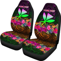 Polynesian Hawaii Personalised Kanaka Maoli Car Seat Covers - Summer Hibiscus - Polynesian Pride