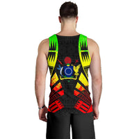 Cook Islands Men Tank Top - Polynesian Tattoo Reggae - Polynesian Pride