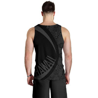 Hawaii Turtle Gray Polynesian Men's Tank Top - Circle Style - Polynesian Pride