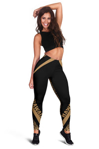 Hawaii Polynesian Leggings - Circle Style Gold - Polynesian Pride