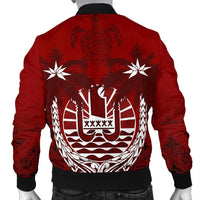 Tahiti Polynesian Coconut Men's Bomber Jacket - Polynesian Pride