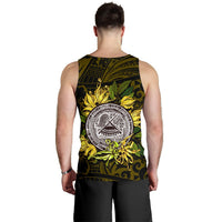 American samoa Men's Tank Top Ylang Ylang Flowers - Polynesian Pride