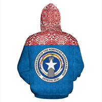 Northern Mariana Islands All Over Hoodie Polynesian Hoodie Style - Polynesian Pride