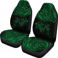 Hawaii Polynesian Car Seat Covers - Green Sea Turtle Hibiscus Plumeria - Polynesian Pride