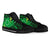 Cook Islands High Top Shoes - Symmetrical Lines - Polynesian Pride