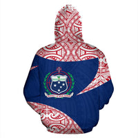 Samoa Hoodie Samoa Coat of Arms Endless 02 - Polynesian Pride