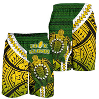 Combo Men Tank Top and Men Short Cook Islands Style Turtle Rugby - Polynesian Pride
