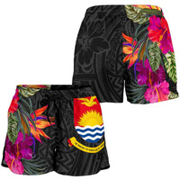 Kiribati All Over Print Women's Shorts - Polynesian Hibiscus Pattern - Polynesian Pride