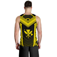 Hawaii Kanaka Polynesian Men's Tank Top Active Yellow - Polynesian Pride