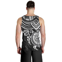Polynesian Tank Top (Men) - Polynesian White Turtle - Polynesian Pride
