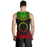 Cook Islands Men's Tank Top - Polynesian Chief Reggae Version - Polynesian Pride