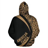 American Samoa Polynesian Hoodie Circle Style 03 - Polynesian Pride