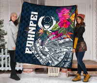 Pohnpei Premium Quilt - Pohnpei Summer Vibes - Polynesian Pride