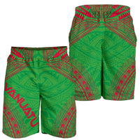 Vanuatu Men's Shorts - Polynesian Chief Flag Version - Polynesian Pride