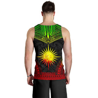 Marshall Islands Men's Tank Top - Polynesian Chief Reggae Version - Polynesian Pride