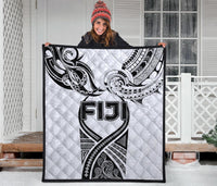 Fiji Rugby Premium Quilt Polynesian Waves Style - Polynesian Pride