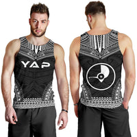 Yap Men's Tank Top - Polynesian Chief Black Version - Polynesian Pride