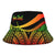Vanuatu Custom Personalised Bucket Hat - Reggae Polynesian Tentacle Tribal - Polynesian Pride