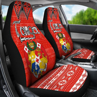 Coat Of Arms Tonga Car Seat Covers - Polynesian Pride