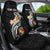 Tonga Custom Personalised Car Seat Covers - Tonga Seal Polynesian Patterns Plumeria (Black) - Polynesian Pride