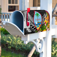 Guam Mailbox Cover - Custom Personalised Tropical Flowers Style - Polynesian Pride