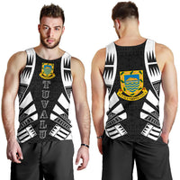 Tuvalu Men Tank Top - Polynesian Tattoo Black - Polynesian Pride