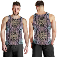 Polynesian Men's Tank Top Blur White - Polynesian Pride
