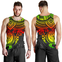 Polynesian Men's Tank Top - Polynesian Reggae Turtle - Polynesian Pride