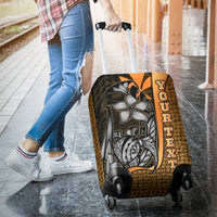 Polynesian Hawaii Custom Personalised Luggage Covers Gold - Turtle with Hook - Polynesian Pride