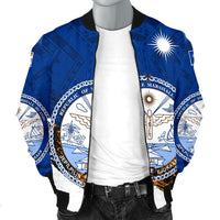 Marshall Islands Special Men's Bomber Jacket - Polynesian Pride