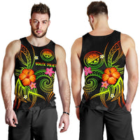 Federated States of Micronesia Polynesian Personalised Men's Tank Top - Legend of FSM (Reggae) - Polynesian Pride