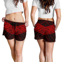 Specialty Polynesian Women's Shorts Red - Polynesian Pride